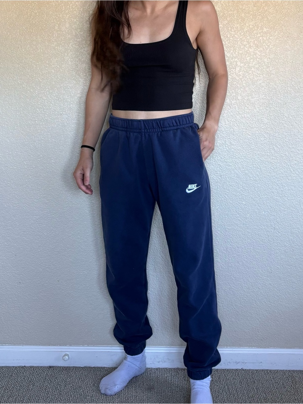 Blue Nike Sweatpants